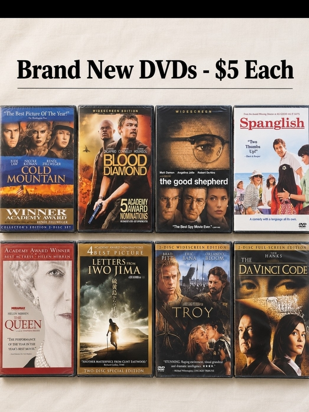 Assorted Movie DVD Collection - Multi-Color
